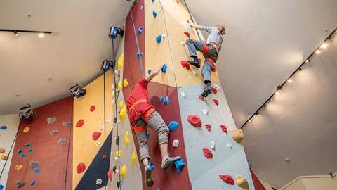 Indoor Rock Climbing Group Activity