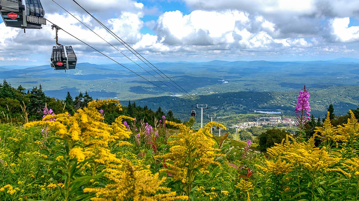 Gondola Ride Stratton Mountain Resort Vermont