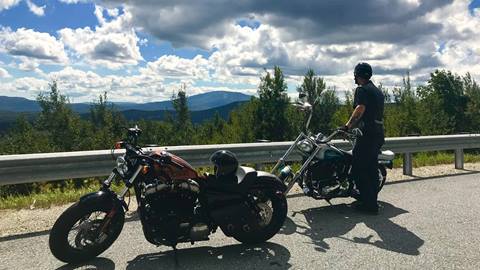 Motorcycle at Stratton