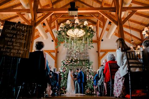 Timber Hall at the Stratton Mountain Club wedding