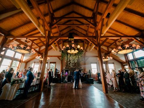 Timber Hall at the Stratton Mountain Club wedding venue