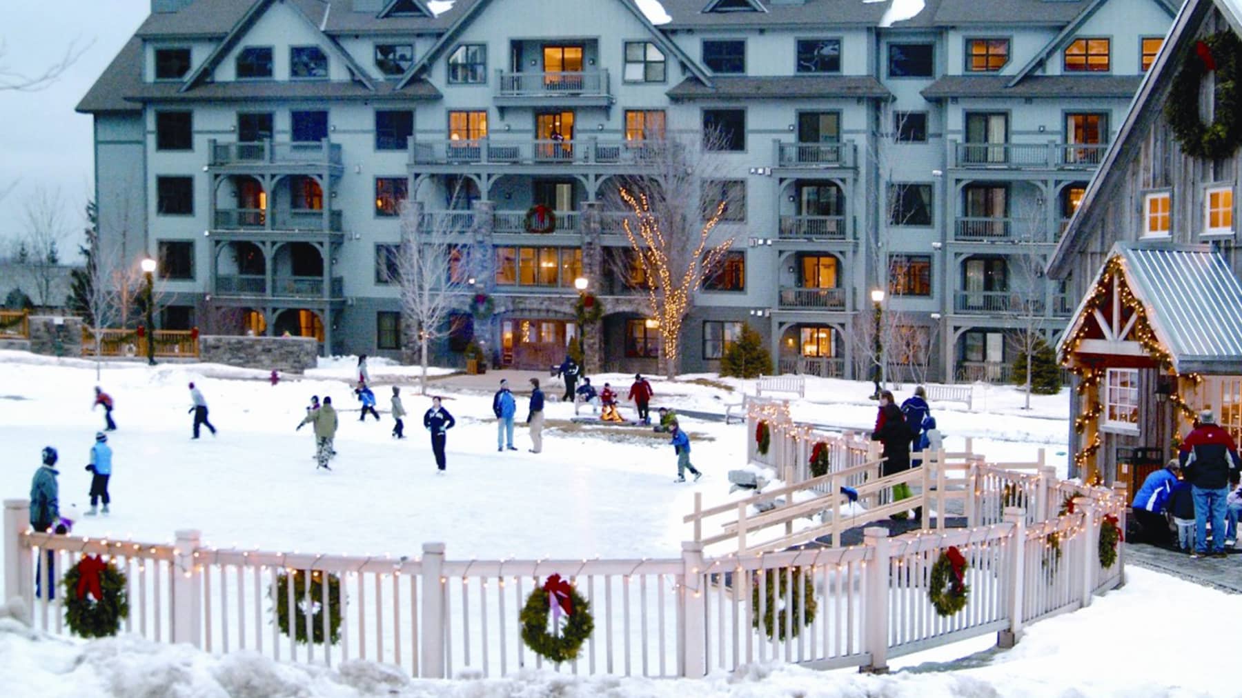 Ice Skating at Stratton Mountain Resort Vermont