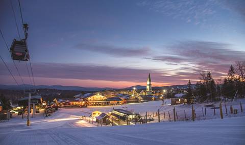 "For us, it’s the golden hour. The air is crisp, the snow is fluffy powder and the runs are calling us to make first tracks." -Dana Freeman