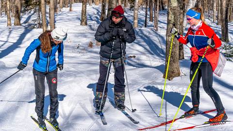 Cross-Country Skiing at Stratton Mountain