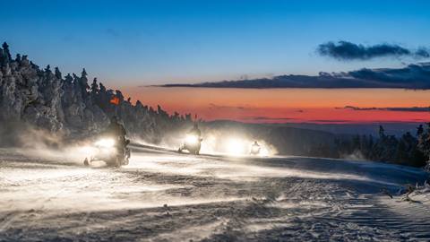 Snowmobile Tours in Vermont Stratton Mountain snowmobiling