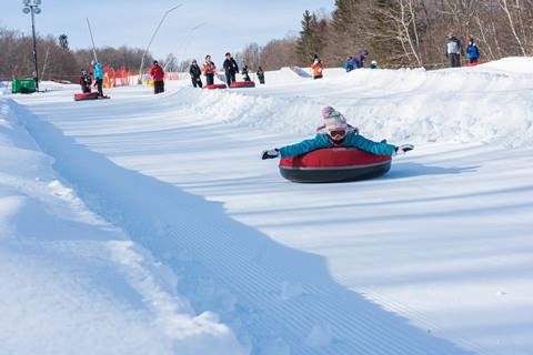 Snowtubing in Vermont
