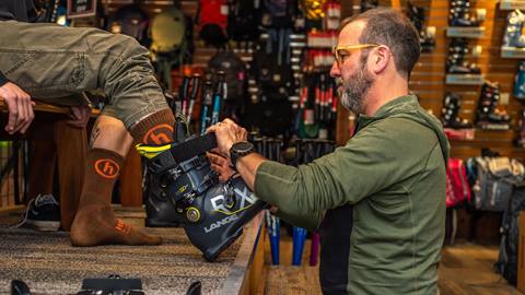 Custom Ski Boot Fitting at Stratton