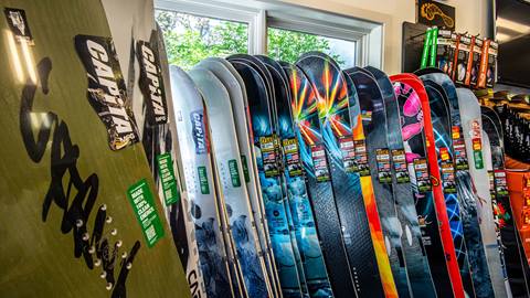 Syd and Dustys Snowboard Shop