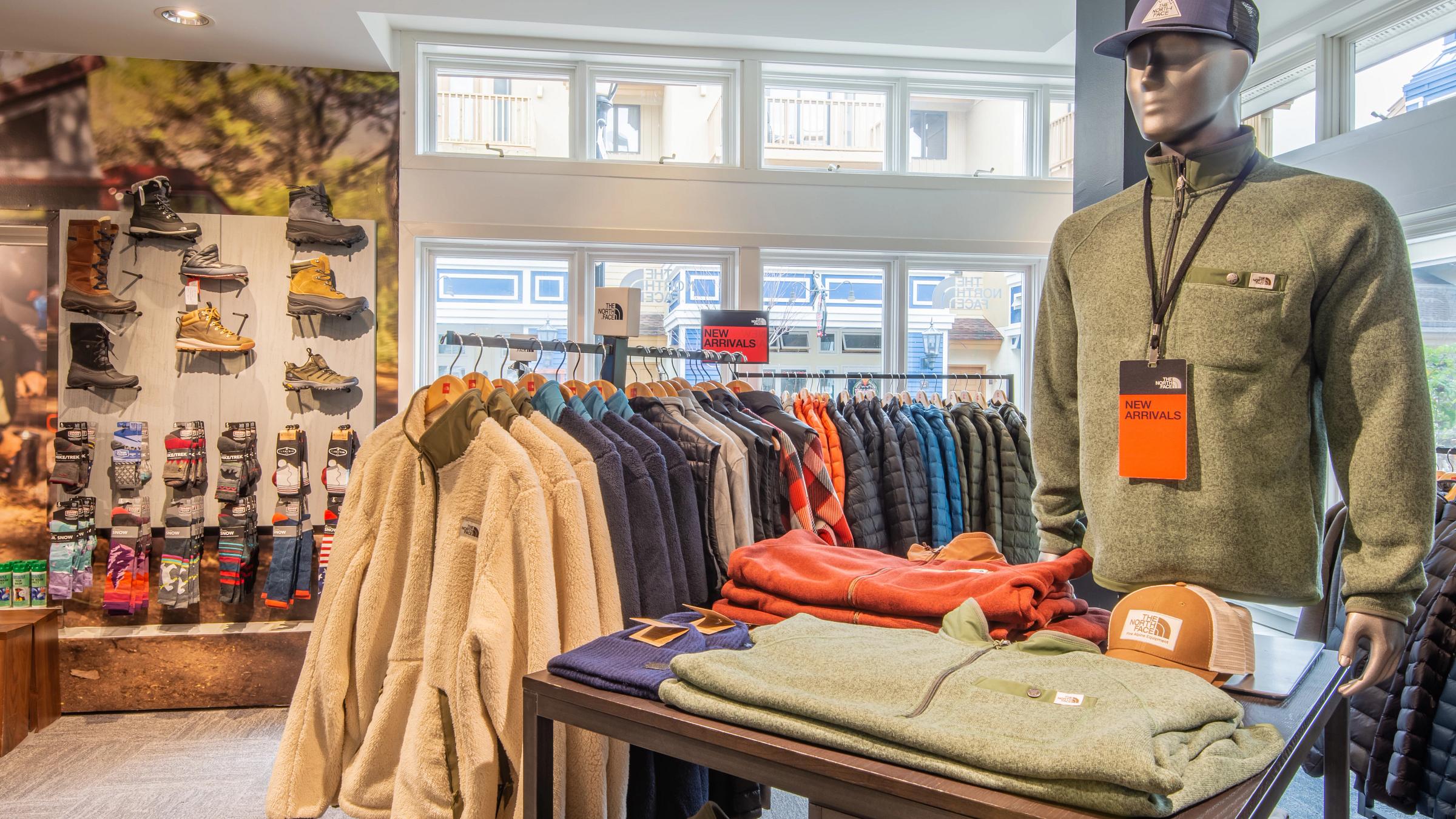 The north top face discount store
